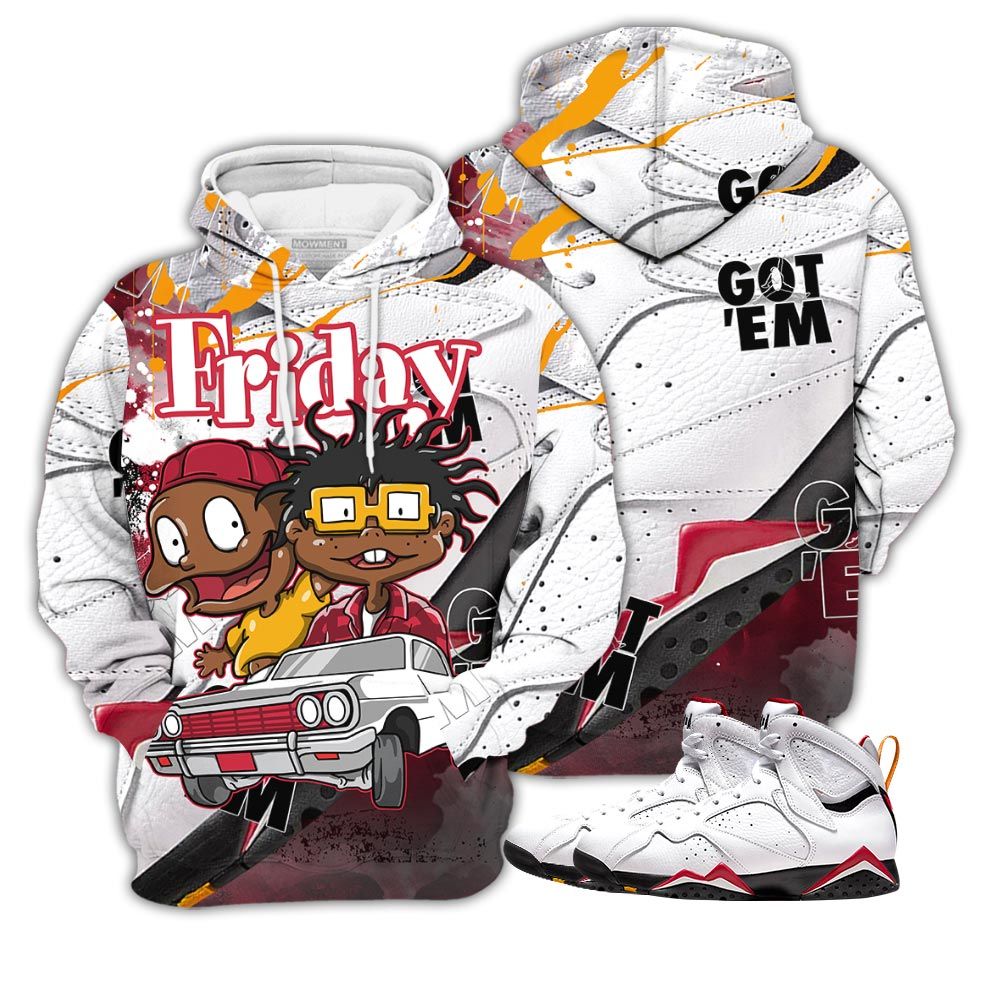 Gift Melanin Friday Cartoon 90S Sneaker Shirt Match Og Cardinal 7S, Jordan 7 Retro Cardinal Hoodie Sweatshirt Tee All Over Print MKO Shirt Gift Melanin Friday Cartoon 90S Sneaker Shirt Match Og Cardinal 7S, Jordan 7 Retro Cardinal Hoodie Sweatshirt Tee All Over Print MKO Shirt