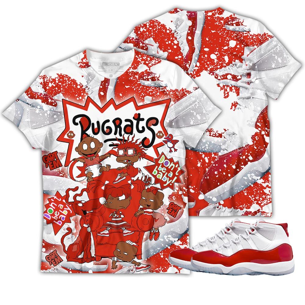 Gift Melanin Rugrats Kids 90S Got Em Sneaker Shirt Match Cherry 11S, Jordan 11 Retro Cherry Hoodie Sweatshirt Tee All Over Print MKO Shirt Gift Melanin Rugrats Kids 90S Got Em Sneaker Shirt Match Cherry 11S, Jordan 11 Retro Cherry Hoodie Sweatshirt Tee All Over Print MKO Shirt