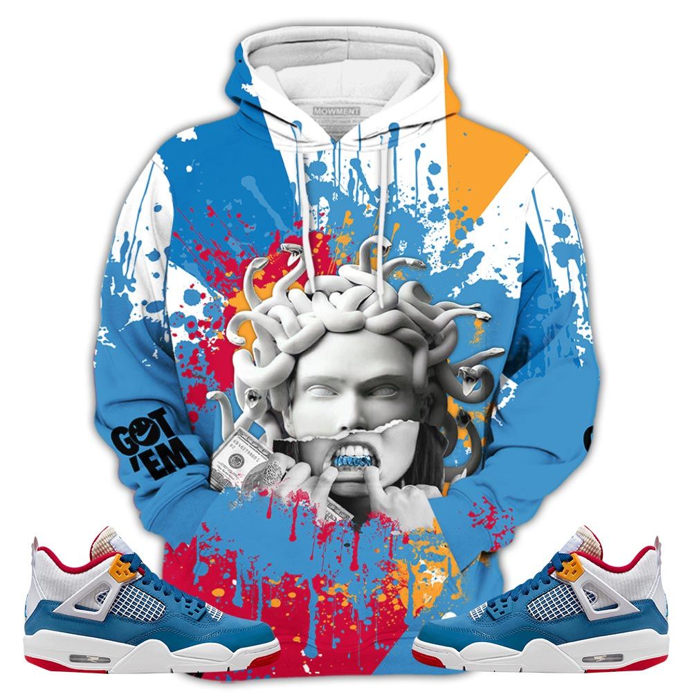 Gift Money Talk Got Em Sneaker Shirt Match Retro Messy Room 4S, Jordan 4 Gs Messy Room Hoodie Sweatshirt Tee All Over Print MKO Shirt