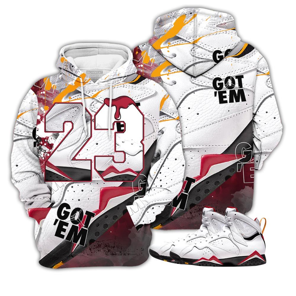 Gift Number 23 Drip Shoes Sneaker Shirt Match Og Cardinal 7S, Jordan 7 Retro Cardinal Hoodie Sweatshirt Tee All Over Print MKO Shirt Gift Number 23 Drip Shoes Sneaker Shirt Match Og Cardinal 7S, Jordan 7 Retro Cardinal Hoodie Sweatshirt Tee All Over Print MKO Shirt