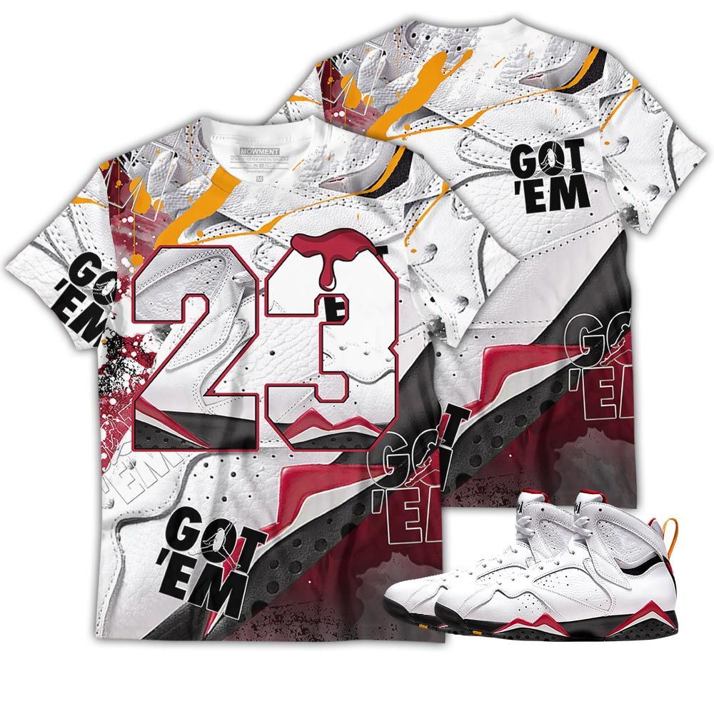 Gift Number 23 Drip Shoes Sneaker Shirt Match Og Cardinal 7S, Jordan 7 Retro Cardinal Hoodie Sweatshirt Tee All Over Print MKO Shirt Gift Number 23 Drip Shoes Sneaker Shirt Match Og Cardinal 7S, Jordan 7 Retro Cardinal Hoodie Sweatshirt Tee All Over Print MKO Shirt
