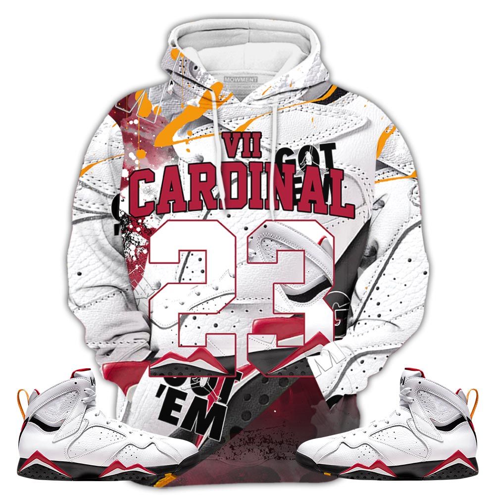 Gift Number 23 Goat Shoes Sneaker Shirt Match Og Cardinal 7S, Jordan 7 Retro Cardinal Hoodie Sweatshirt Tee All Over Print MKO Shirt Gift Number 23 Goat Shoes Sneaker Shirt Match Og Cardinal 7S, Jordan 7 Retro Cardinal Hoodie Sweatshirt Tee All Over Print MKO Shirt