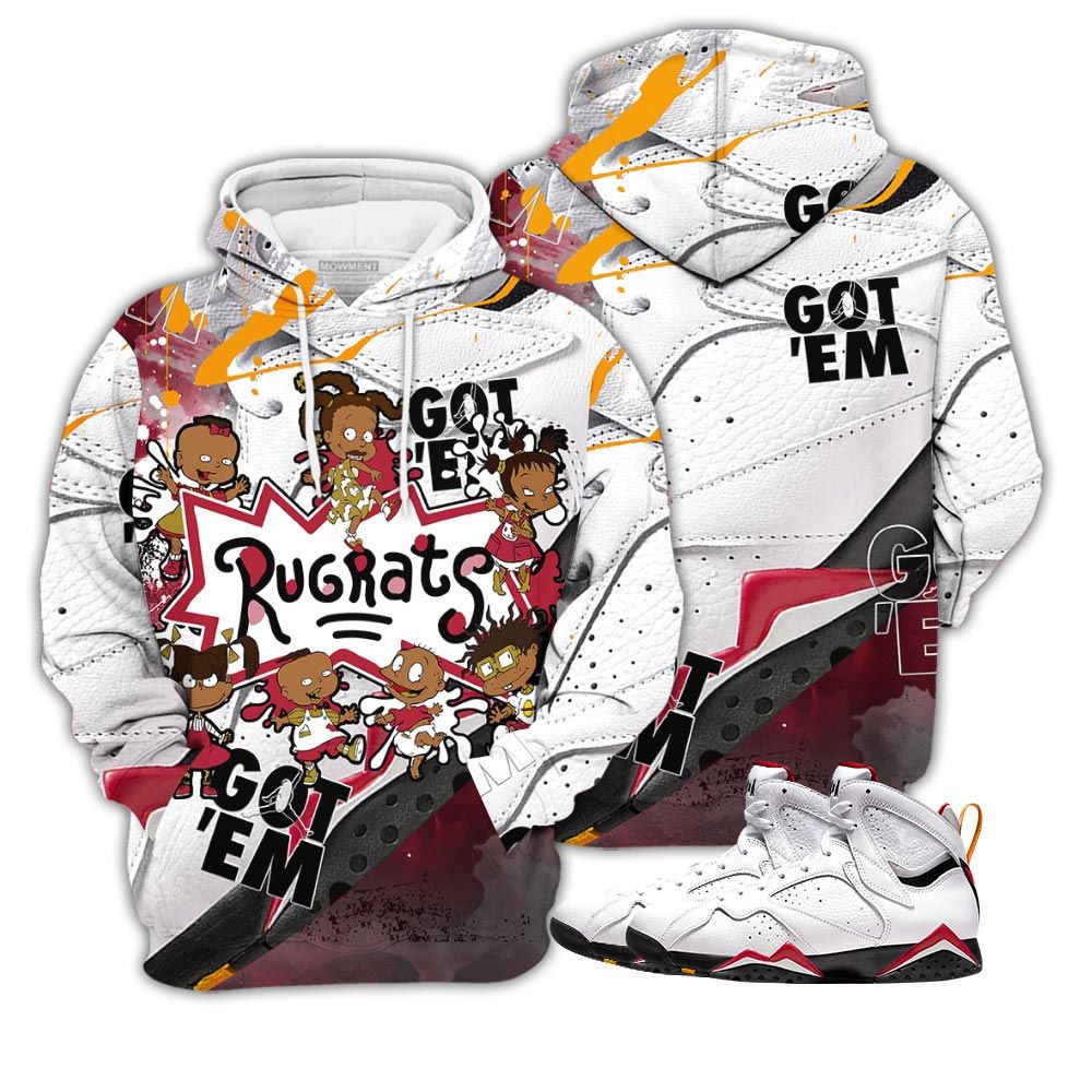 Gift Rugrats 90S Kids Melanin Sneaker Shirt Match Og Cardinal 7S, Jordan 7 Retro Cardinal Hoodie Sweatshirt Tee All Over Print MKO Shirt Gift Rugrats 90S Kids Melanin Sneaker Shirt Match Og Cardinal 7S, Jordan 7 Retro Cardinal Hoodie Sweatshirt Tee All Over Print MKO Shirt