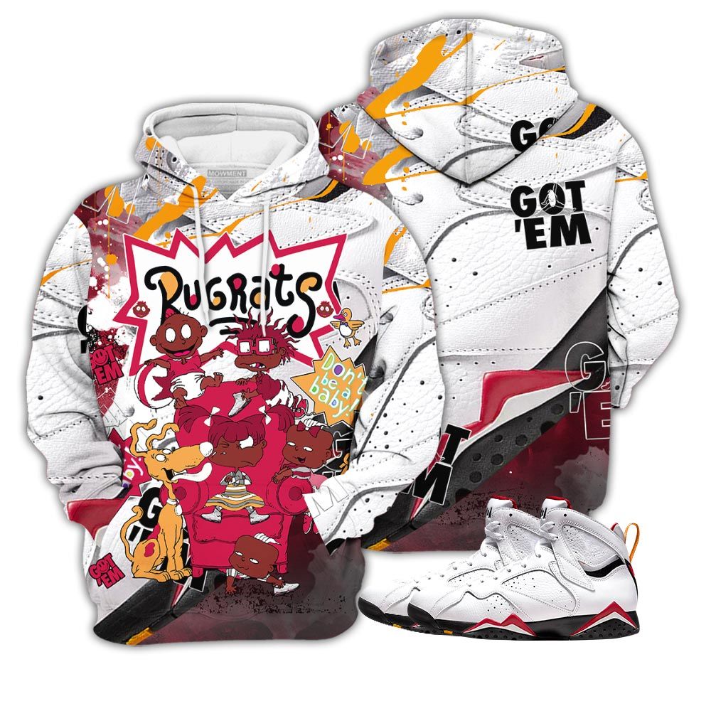 Gift Rugrats Kids 90S Got Em Sneaker Shirt Match Og Cardinal 7S, Jordan 7 Retro Cardinal Hoodie Sweatshirt Tee All Over Print MKO Shirt Gift Rugrats Kids 90S Got Em Sneaker Shirt Match Og Cardinal 7S, Jordan 7 Retro Cardinal Hoodie Sweatshirt Tee All Over Print MKO Shirt