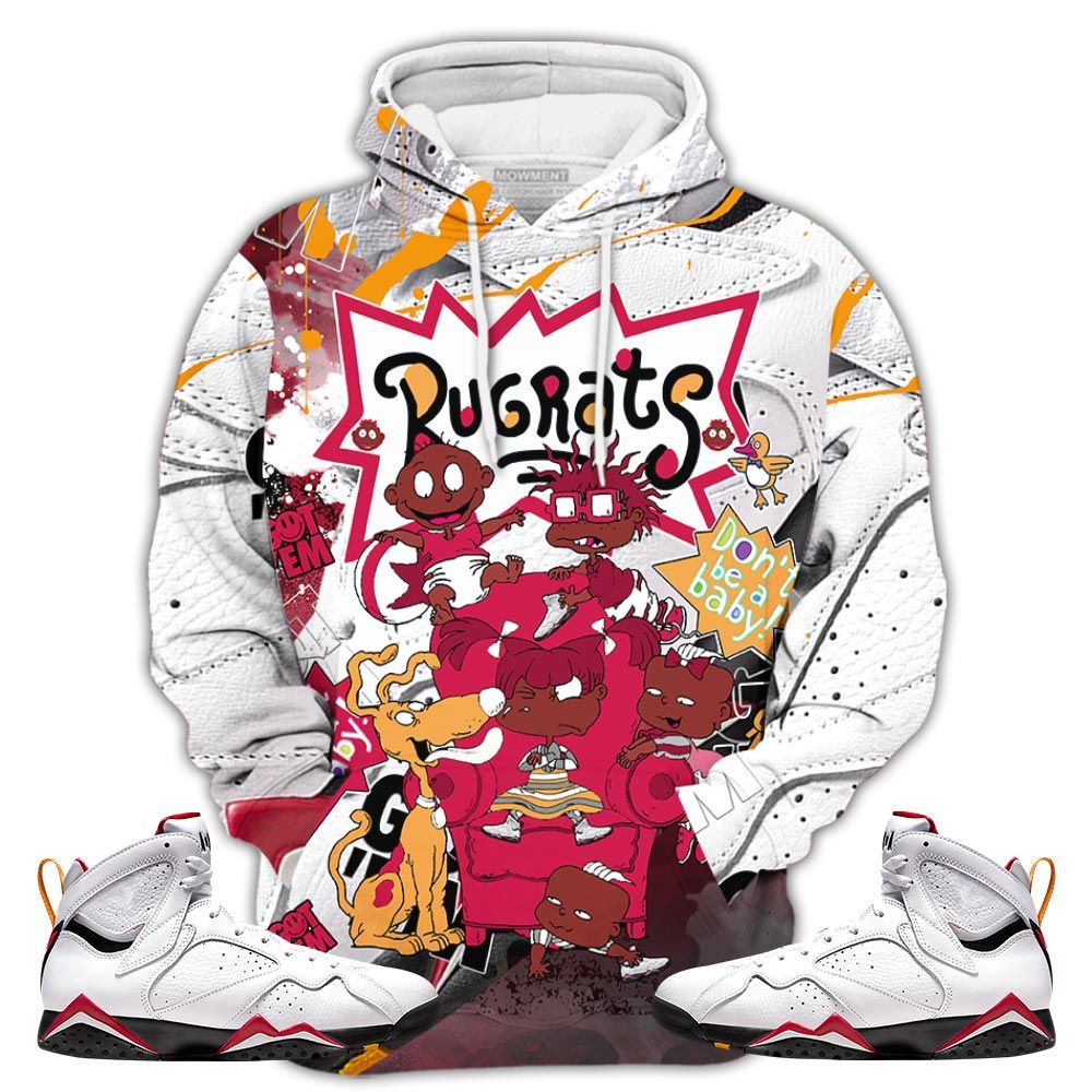 Gift Rugrats Kids 90S Got Em Sneaker Shirt Match Og Cardinal 7S, Jordan 7 Retro Cardinal Hoodie Sweatshirt Tee All Over Print MKO Shirt
