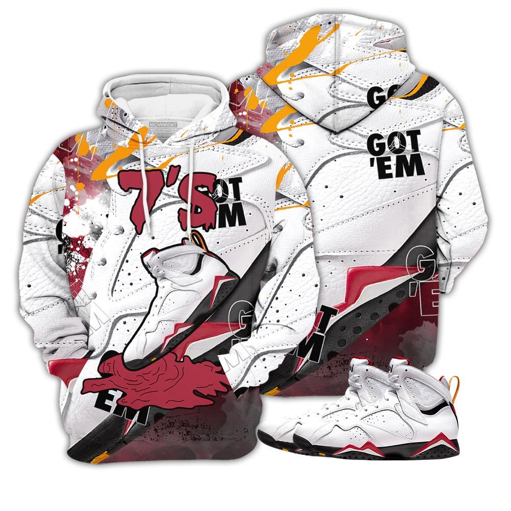 Gift Shoes Dripping Sneaker Shirt Match Og Cardinal 7S, Jordan 7 Retro Cardinal Hoodie Sweatshirt Tee All Over Print MKO Shirt Gift Shoes Dripping Sneaker Shirt Match Og Cardinal 7S, Jordan 7 Retro Cardinal Hoodie Sweatshirt Tee All Over Print MKO Shirt
