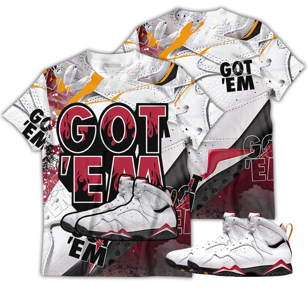 Gift Shoes Got Em Drip Sneaker Shirt Match Og Cardinal 7S, Jordan 7 Retro Cardinal Hoodie Sweatshirt Tee All Over Print MKO Shirt Gift Shoes Got Em Drip Sneaker Shirt Match Og Cardinal 7S, Jordan 7 Retro Cardinal Hoodie Sweatshirt Tee All Over Print MKO Shirt