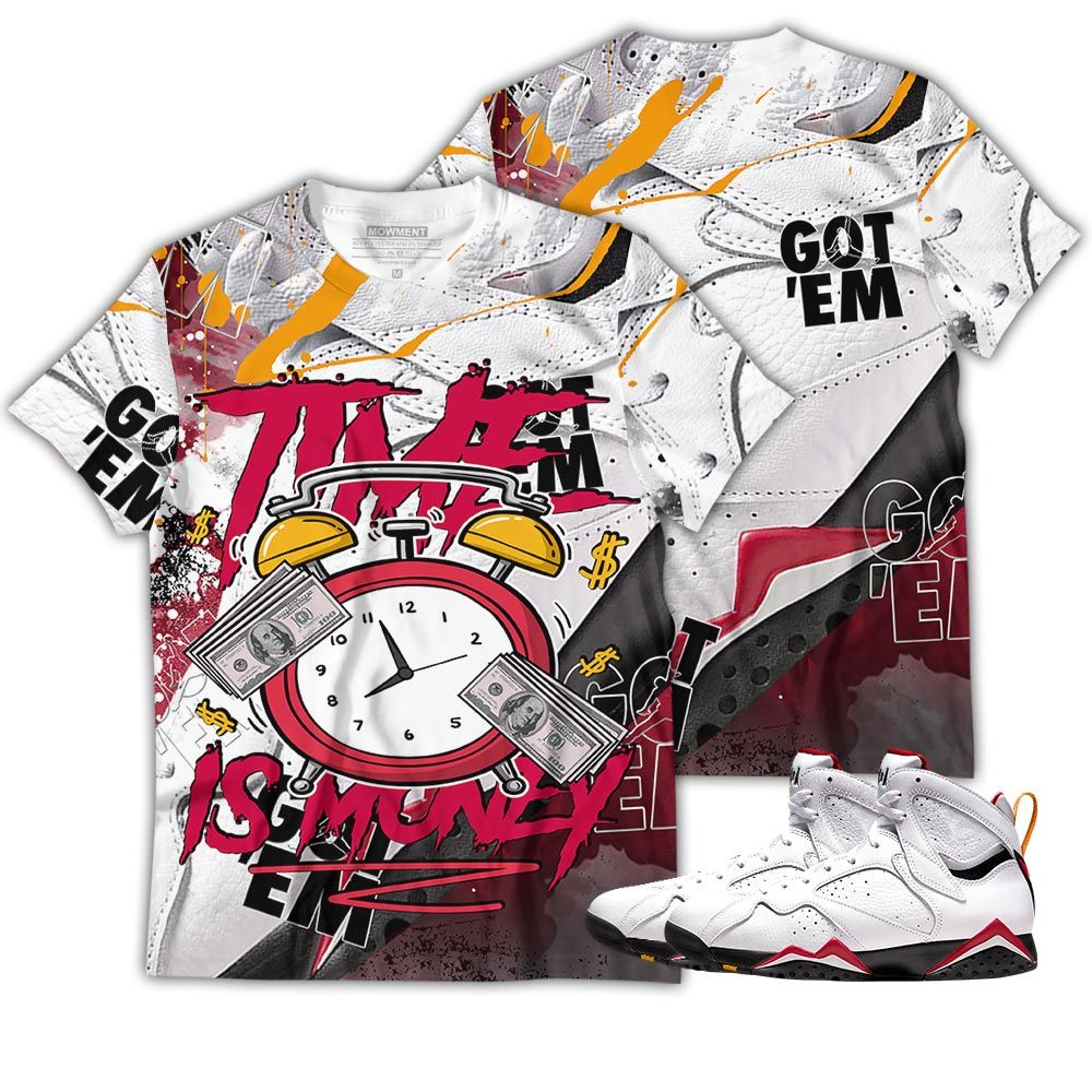 Gift Time Is Money Drip Sneaker Shirt Match Og Cardinal 7S, Jordan 7 Retro Cardinal Hoodie Sweatshirt Tee All Over Print MKO Shirt Gift Time Is Money Drip Sneaker Shirt Match Og Cardinal 7S, Jordan 7 Retro Cardinal Hoodie Sweatshirt Tee All Over Print MKO Shirt
