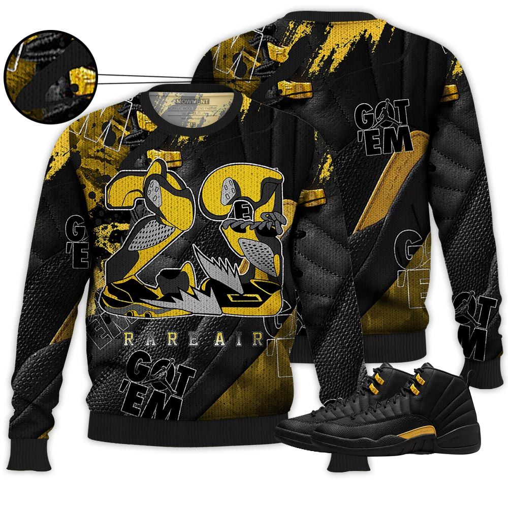 Gifts 23 Rare Air Sneaker Shirt Match Black Taxi 12S, Jordan 12 Retro Black Taxi Hoodie Sweatshirt Tee All Over Print MKO Shirt Gifts 23 Rare Air Sneaker Shirt Match Black Taxi 12S, Jordan 12 Retro Black Taxi Hoodie Sweatshirt Tee All Over Print MKO Shirt
