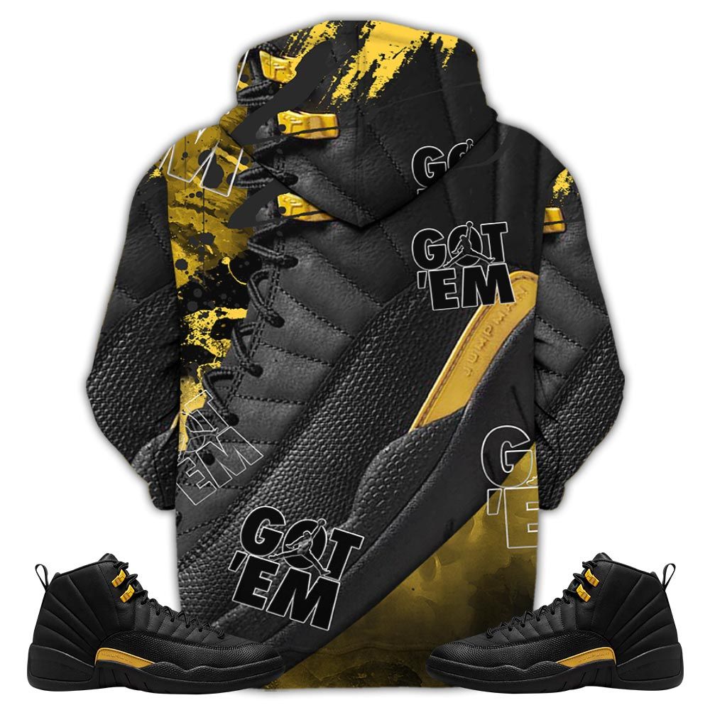 Gifts 23 Rare Air Sneaker Shirt Match Black Taxi 12S, Jordan 12 Retro Black Taxi Hoodie Sweatshirt Tee All Over Print MKO Shirt Gifts 23 Rare Air Sneaker Shirt Match Black Taxi 12S, Jordan 12 Retro Black Taxi Hoodie Sweatshirt Tee All Over Print MKO Shirt