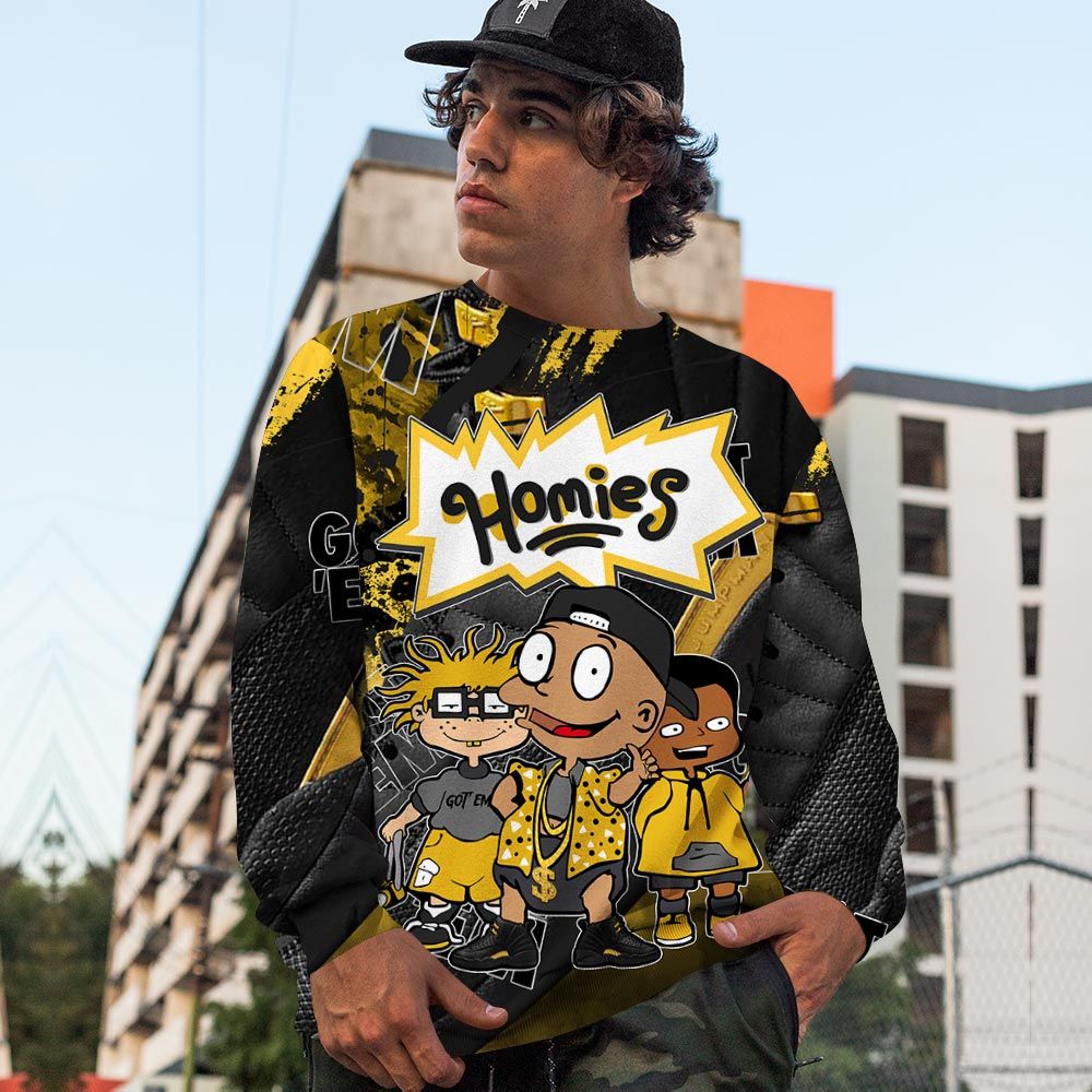 Gifts Cartoon 90S Homies Sneaker Shirt Match Black Taxi 12S, Jordan 12 Retro Black Taxi Hoodie Sweatshirt Tee All Over Print MKO Shirt Gifts Cartoon 90S Homies Sneaker Shirt Match Black Taxi 12S, Jordan 12 Retro Black Taxi Hoodie Sweatshirt Tee All Over Print MKO Shirt