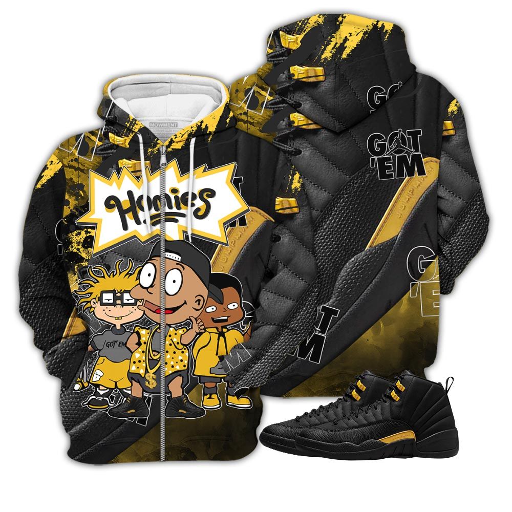 Gifts Cartoon 90S Homies Sneaker Shirt Match Black Taxi 12S, Jordan 12 Retro Black Taxi Hoodie Sweatshirt Tee All Over Print MKO Shirt Gifts Cartoon 90S Homies Sneaker Shirt Match Black Taxi 12S, Jordan 12 Retro Black Taxi Hoodie Sweatshirt Tee All Over Print MKO Shirt