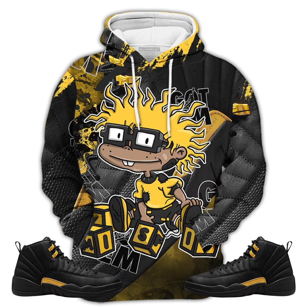 Gifts Chuckie Rugrats Misfit Sneaker Shirt Match Black Taxi 12S, Jordan 12 Retro Black Taxi Hoodie Sweatshirt Tee All Over Print MKO Shirt Gifts Chuckie Rugrats Misfit Sneaker Shirt Match Black Taxi 12S, Jordan 12 Retro Black Taxi Hoodie Sweatshirt Tee All Over Print MKO Shirt