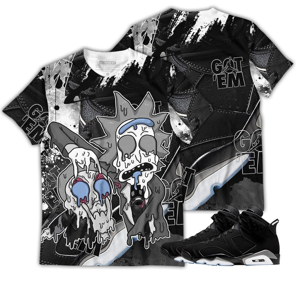Gifts Rick And Drip Sneaker Shirt Match Retro Metallic Silver 6S, Jordan 6 Black Chrome Hoodie Sweatshirt Tee All Over Print MKO Shirt Gifts Rick And Drip Sneaker Shirt Match Retro Metallic Silver 6S, Jordan 6 Black Chrome Hoodie Sweatshirt Tee All Over Print MKO Shirt