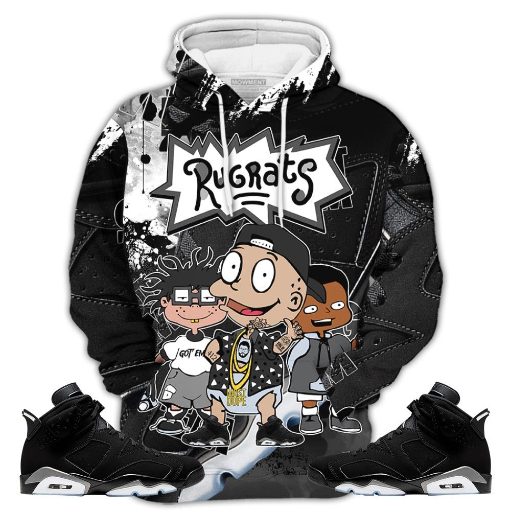 Gifts Rugrats Homie Sneaker Shirt Match Retro Metallic Silver 6S, Jordan 6 Black Chrome Hoodie Sweatshirt Tee All Over Print MKO Shirt Gifts Rugrats Homie Sneaker Shirt Match Retro Metallic Silver 6S, Jordan 6 Black Chrome Hoodie Sweatshirt Tee All Over Print MKO Shirt