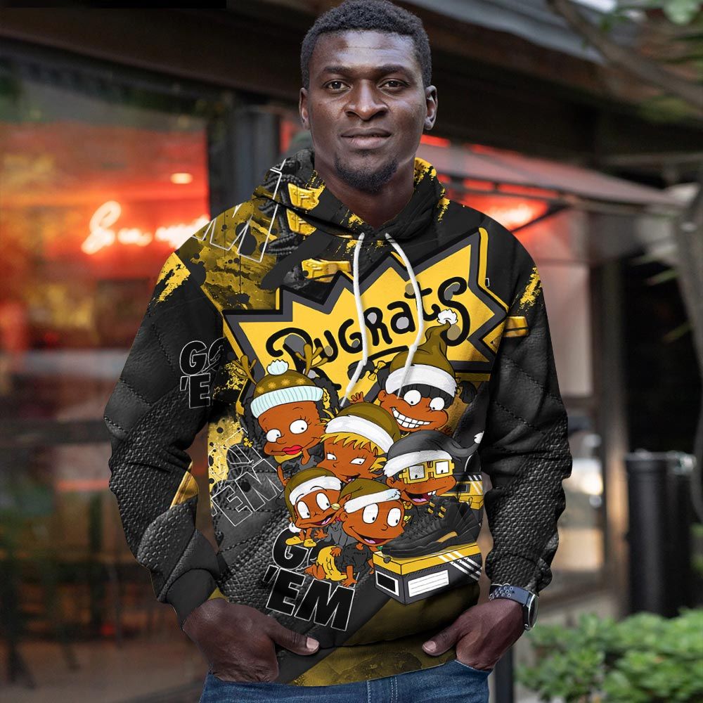 Gifts Rugrats Kids Xmas Sneaker Shirt Match Black Taxi 12S, Jordan 12 Retro Black Taxi Hoodie Sweatshirt Tee All Over Print MKO Shirt Gifts Rugrats Kids Xmas Sneaker Shirt Match Black Taxi 12S, Jordan 12 Retro Black Taxi Hoodie Sweatshirt Tee All Over Print MKO Shirt