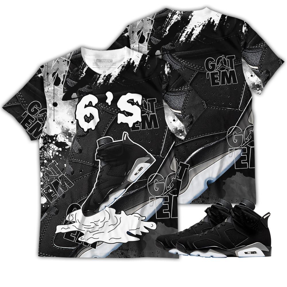 Gifts Shoes Dripping Sneaker Shirt Match Retro Metallic Silver 6S, Jordan 6 Black Chrome Hoodie Sweatshirt Tee All Over Print MKO Shirt Gifts Shoes Dripping Sneaker Shirt Match Retro Metallic Silver 6S, Jordan 6 Black Chrome Hoodie Sweatshirt Tee All Over Print MKO Shirt
