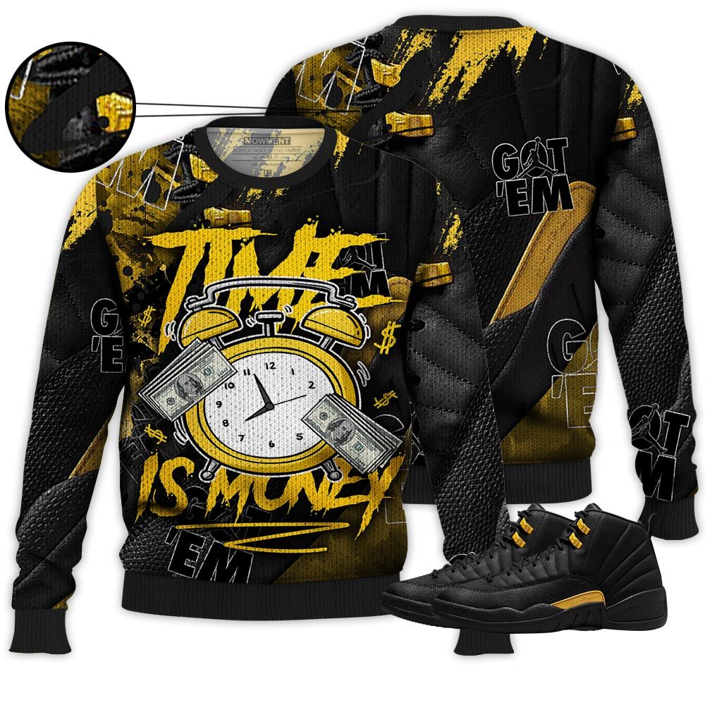 Gifts Time Is Money Drip Sneaker Shirt Match Black Taxi 12S, Jordan 12 Retro Black Taxi Hoodie Sweatshirt Tee All Over Print MKO Shirt Gifts Time Is Money Drip Sneaker Shirt Match Black Taxi 12S, Jordan 12 Retro Black Taxi Hoodie Sweatshirt Tee All Over Print MKO Shirt