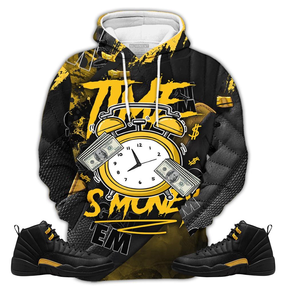 Gifts Time Is Money Drip Sneaker Shirt Match Black Taxi 12S, Jordan 12 Retro Black Taxi Hoodie Sweatshirt Tee All Over Print MKO Shirt Gifts Time Is Money Drip Sneaker Shirt Match Black Taxi 12S, Jordan 12 Retro Black Taxi Hoodie Sweatshirt Tee All Over Print MKO Shirt