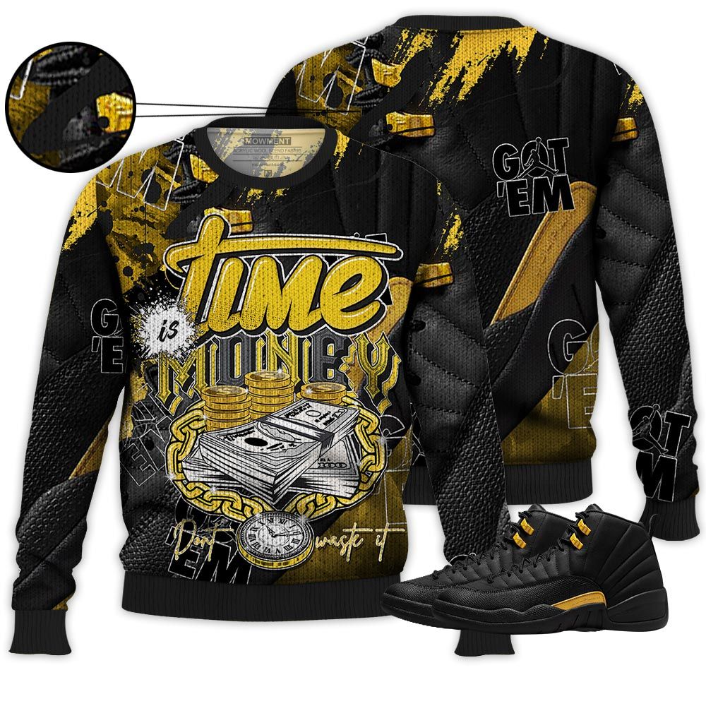 Gifts Time Is Money Sneaker Shirt Match Black Taxi 12S, Jordan 12 Retro Black Taxi Hoodie Sweatshirt Tee All Over Print MKO Shirt Gifts Time Is Money Sneaker Shirt Match Black Taxi 12S, Jordan 12 Retro Black Taxi Hoodie Sweatshirt Tee All Over Print MKO Shirt