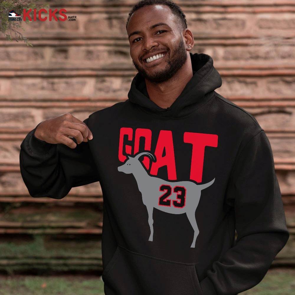 GOAT 23 Air Sneaker Shirt Match Grey Fire Red 9s, Jordan 9 Retro Fire Red MKO Hoodie GOAT 23 Air Sneaker Shirt Match Grey Fire Red 9s, Jordan 9 Retro Fire Red MKO Hoodie