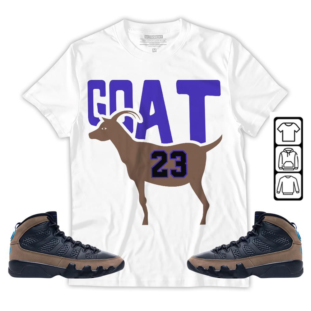 GOAT 23 Air Sneaker Shirt Match Olive Concord 9s, Jordan 9 Olive Concord MKO T-Shirt GOAT 23 Air Sneaker Shirt Match Olive Concord 9s, Jordan 9 Olive Concord MKO T-Shirt