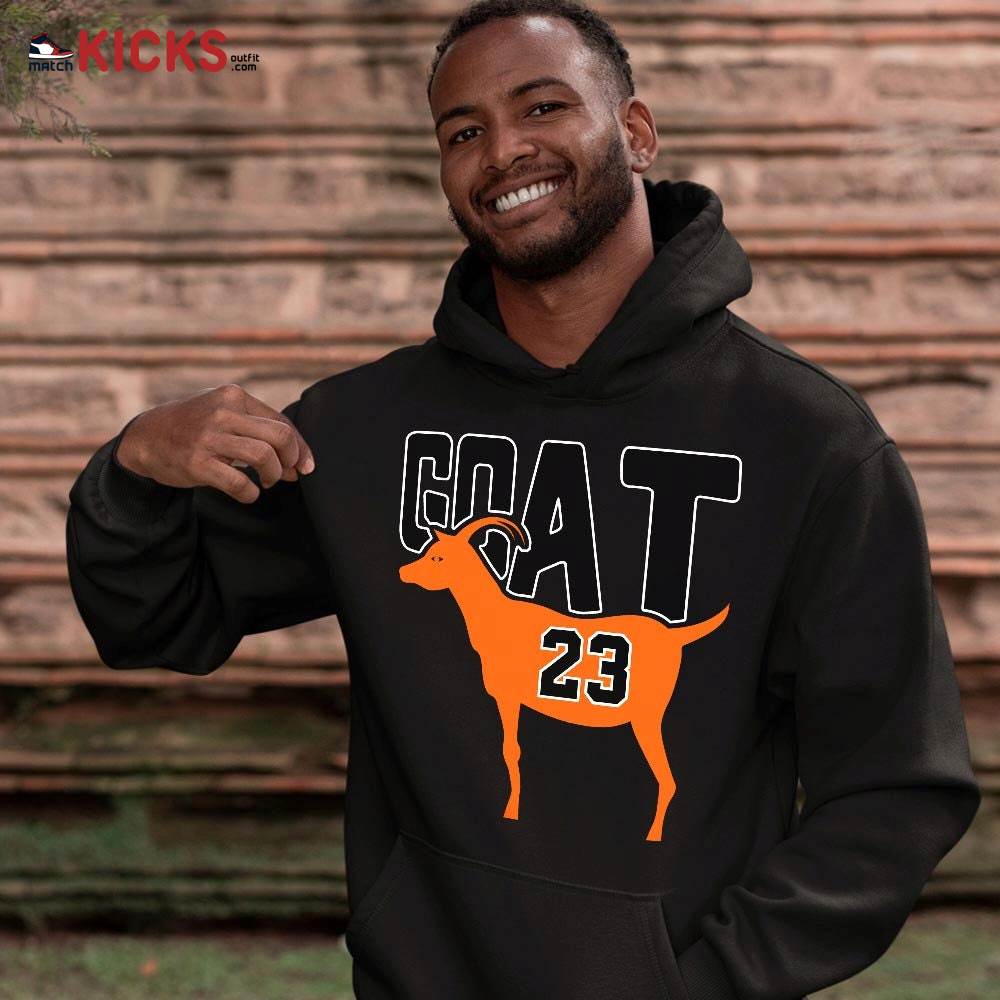 GOAT 23 Air Sneaker Shirt Match Retro Starfish 1s, Jordan 1 Retro High OG Starfish MKO Sweatshirt GOAT 23 Air Sneaker Shirt Match Retro Starfish 1s, Jordan 1 Retro High OG Starfish MKO Sweatshirt