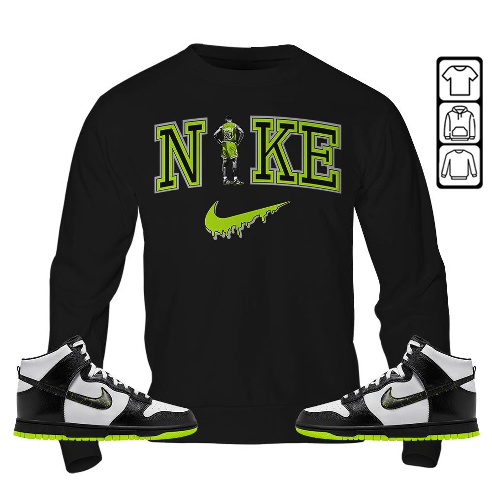 GOAT 23 Basketball Sneaker Shirt Match High Electric 2023 1s, Dunk High Electric MKO T-Shirt GOAT 23 Basketball Sneaker Shirt Match High Electric 2023 1s, Dunk High Electric MKO T-Shirt