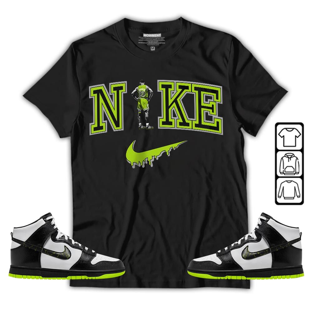 GOAT 23 Basketball Sneaker Shirt Match High Electric 2023 1s, Dunk High Electric MKO T-Shirt GOAT 23 Basketball Sneaker Shirt Match High Electric 2023 1s, Dunk High Electric MKO T-Shirt