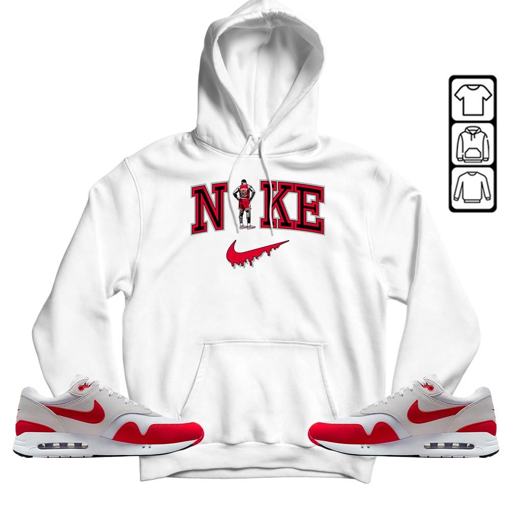 GOAT 23 Basketball Sneaker Shirt Match Max 1 86 University Red, Air Max 1 86 Big Bubble MKO T-Shirt GOAT 23 Basketball Sneaker Shirt Match Max 1 86 University Red, Air Max 1 86 Big Bubble MKO T-Shirt