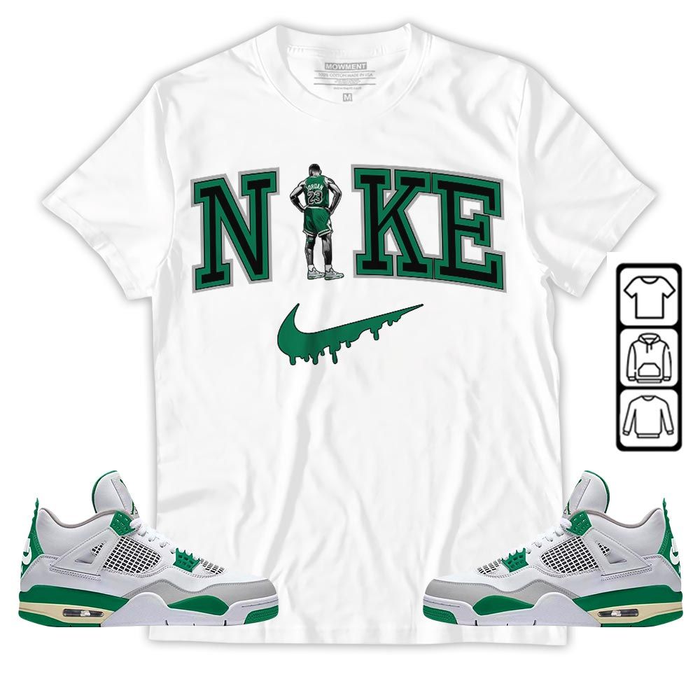 GOAT 23 Basketball Sneaker Shirt Match Retro Pine Green 4s, Jordan 4 Pine Green MKO T-Shirt GOAT 23 Basketball Sneaker Shirt Match Retro Pine Green 4s, Jordan 4 Pine Green MKO T-Shirt
