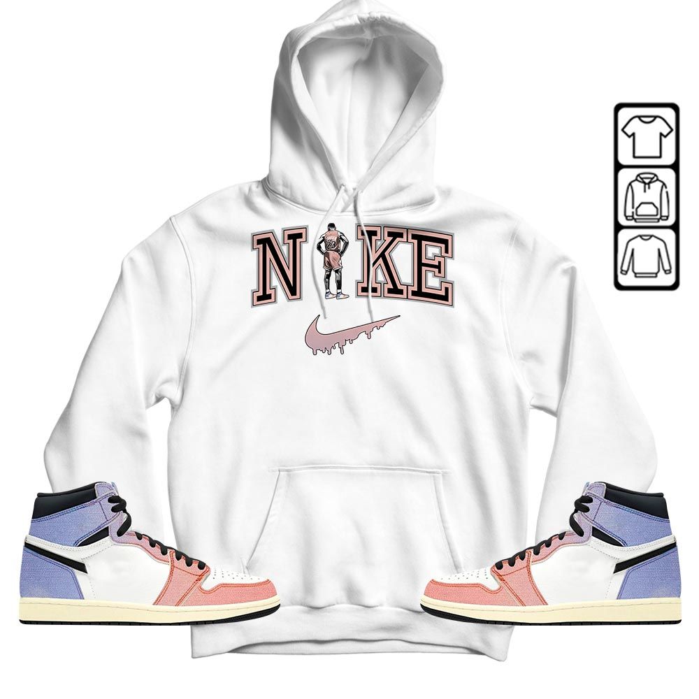GOAT 23 Basketball Sneaker Shirt Match Retro Skyline 1s, Jordan 1 High OG Skyline MKO T-Shirt