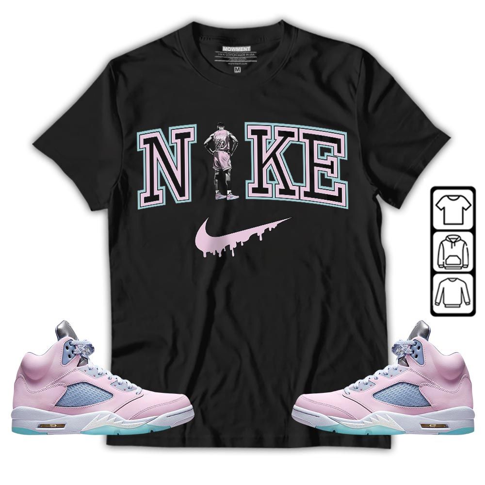 GOAT 23 Basketball Sneaker Shirt Match SE Easter 5s, Jordan 5 Retro Easter MKO T-Shirt GOAT 23 Basketball Sneaker Shirt Match SE Easter 5s, Jordan 5 Retro Easter MKO T-Shirt