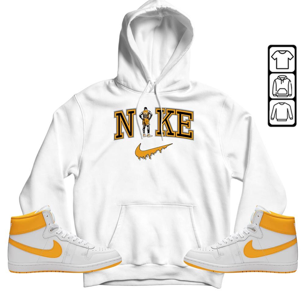 GOAT 23 Basketball Sneaker Shirt Match Ship SP University Gold, Ship SP University Gold MKO T-Shirt