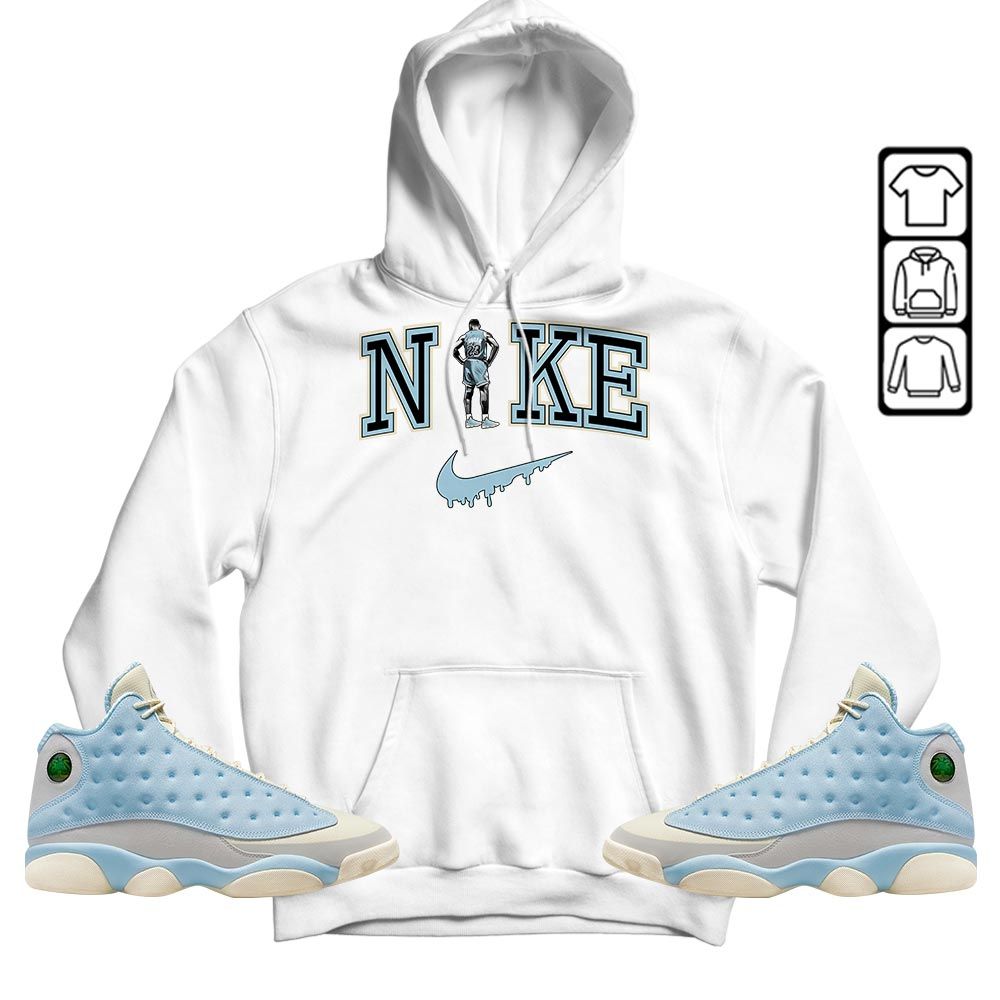 GOAT 23 Basketball Sneaker Shirt Match SoleFly 13s, Jordan 13 Retro SoleFly MKO T-Shirt