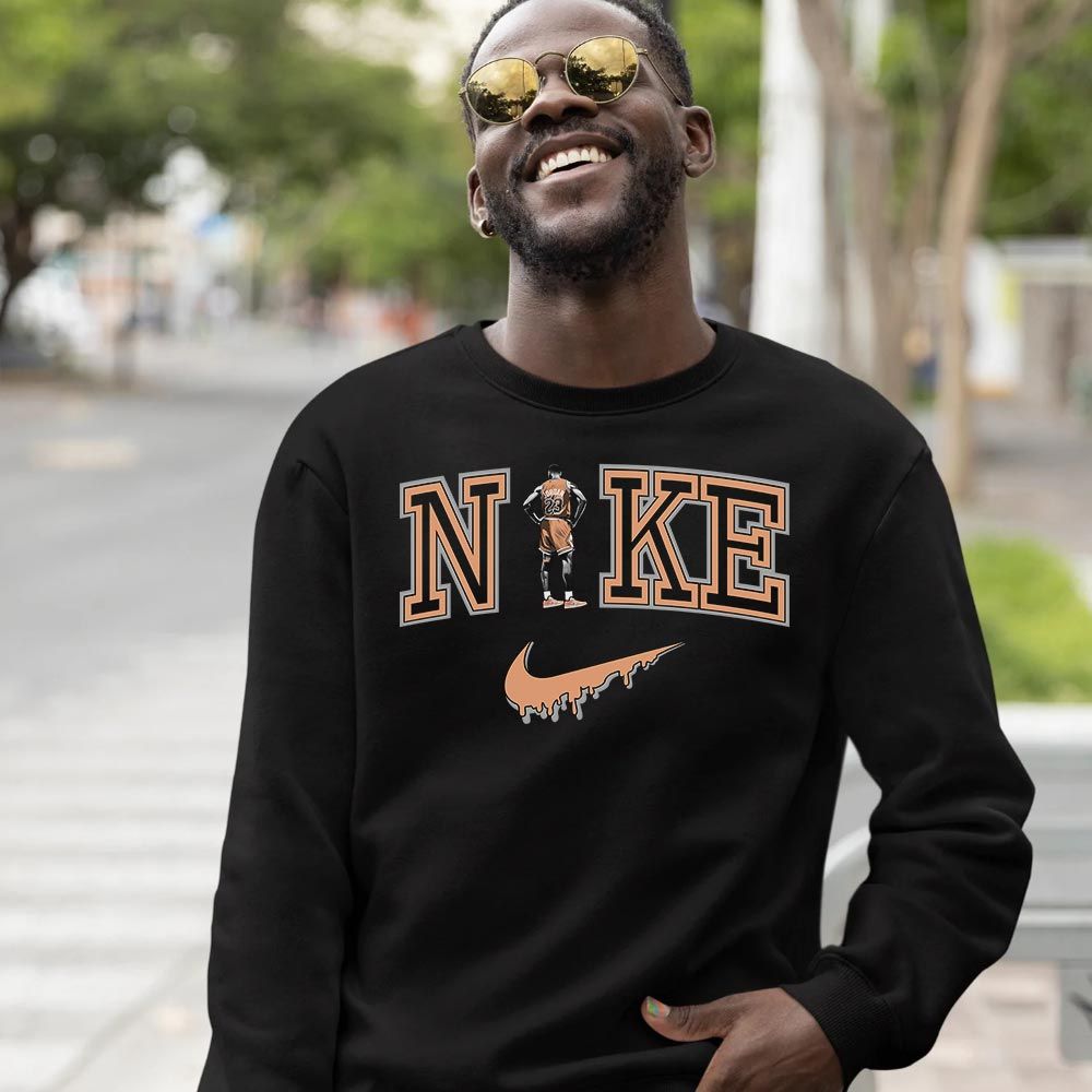 GOAT 23 Basketball Sneaker Shirt Match Sunset Haze 1s, Jordan 1 Low Sunset Haze MKO T-Shirt GOAT 23 Basketball Sneaker Shirt Match Sunset Haze 1s, Jordan 1 Low Sunset Haze MKO T-Shirt