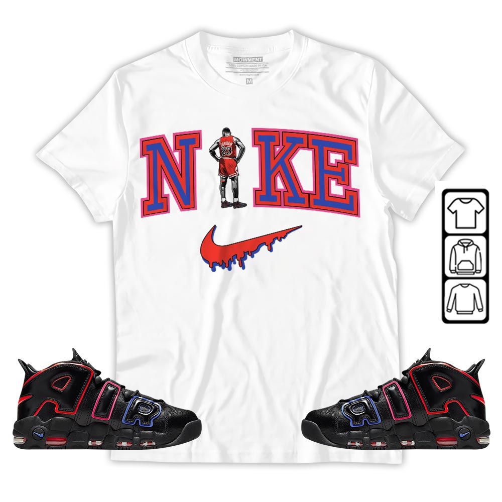 GOAT 23 Basketball Sneaker Shirt Match Uptempo 96 Electric, Air More Uptempo Electric MKO T-Shirt