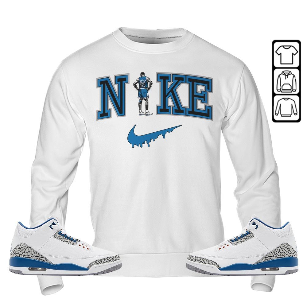GOAT 23 Basketball Sneaker Shirt Match Wizards 3s, Jordan Retro 3 Wizards MKO T-Shirt GOAT 23 Basketball Sneaker Shirt Match Wizards 3s, Jordan Retro 3 Wizards MKO T-Shirt