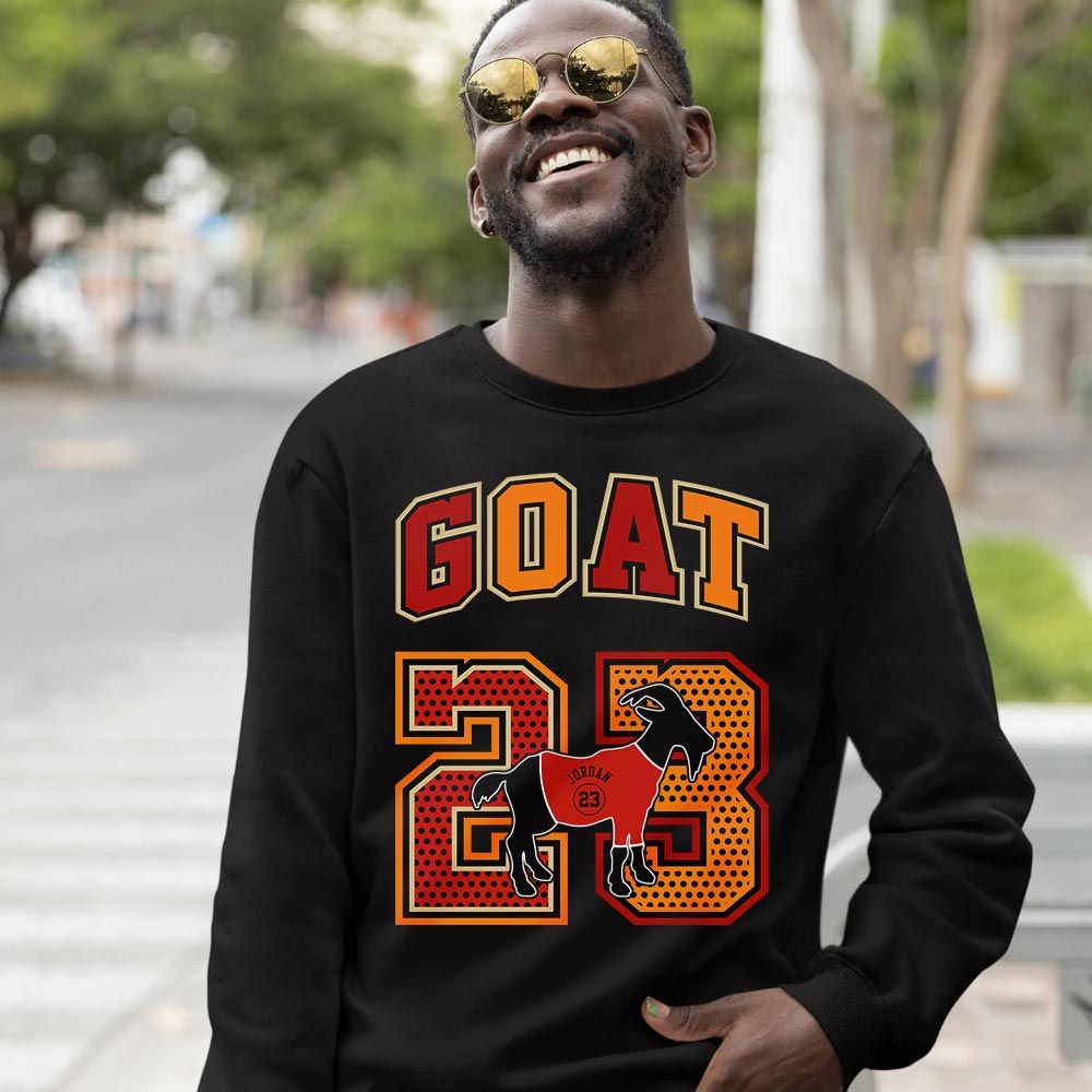 Goat 23 Jordan Sneaker Shirt Match 5 Dunk On Mars, Jordan 5 Mars For Her MKO Sweatshirt Goat 23 Jordan Sneaker Shirt Match 5 Dunk On Mars, Jordan 5 Mars For Her MKO Sweatshirt
