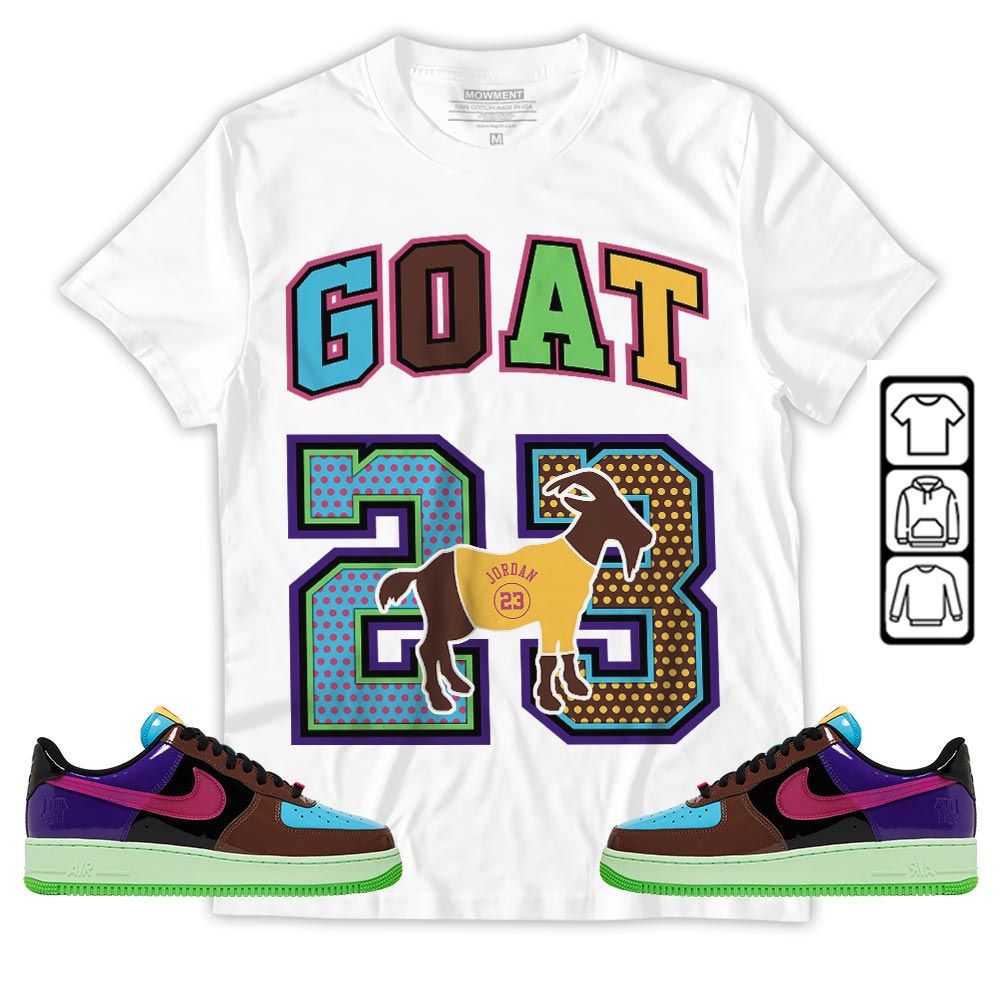 Goat 23 Jordan Sneaker Shirt Match AF 1 Low SP Pink Prime, Air Force 1 Undefeated Pink Prime MKO T-Shirt Goat 23 Jordan Sneaker Shirt Match AF 1 Low SP Pink Prime, Air Force 1 Undefeated Pink Prime MKO T-Shirt