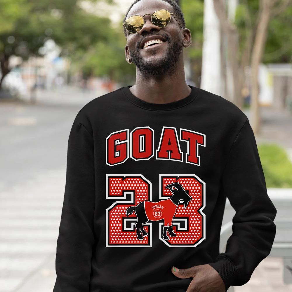 Goat 23 Jordan Sneaker Shirt Match Cherry 11s, Jordan 11 Retro Cherry MKO T-Shirt Goat 23 Jordan Sneaker Shirt Match Cherry 11s, Jordan 11 Retro Cherry MKO T-Shirt