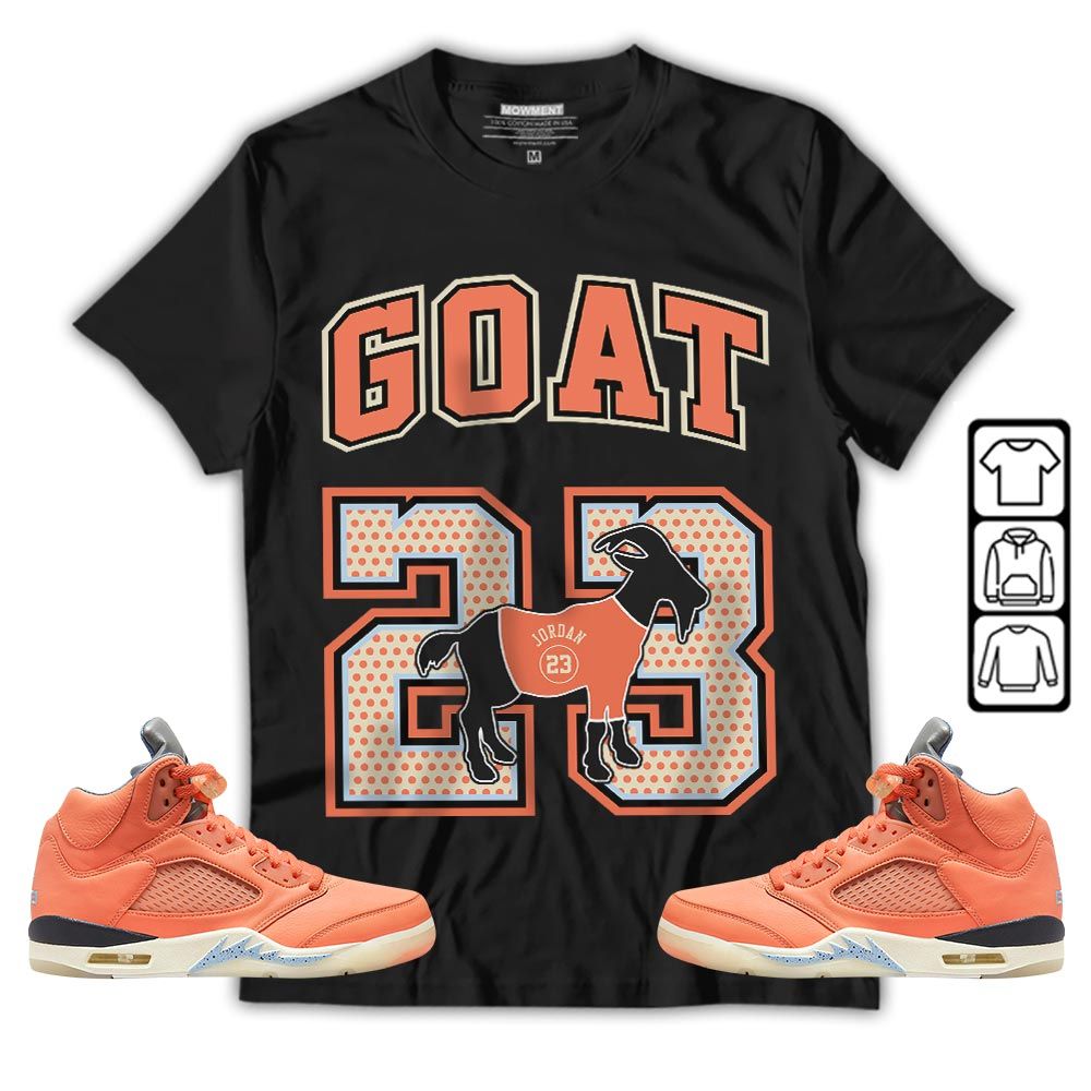 Goat 23 Jordan Sneaker Shirt Match Crimson Bliss 5s, Jordan 5 DJ Khaled Crimson Bliss MKO T-Shirt Goat 23 Jordan Sneaker Shirt Match Crimson Bliss 5s, Jordan 5 DJ Khaled Crimson Bliss MKO T-Shirt