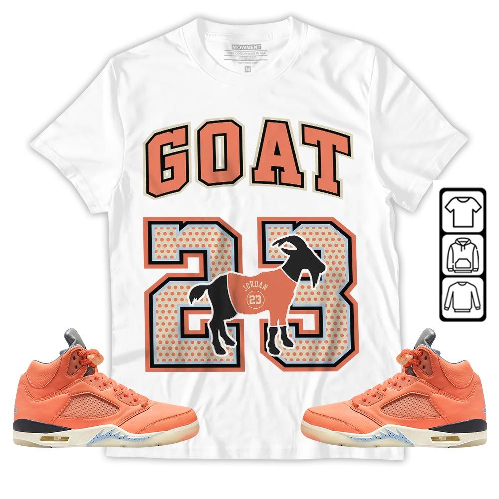 Goat 23 Jordan Sneaker Shirt Match Crimson Bliss 5s, Jordan 5 DJ Khaled Crimson Bliss MKO T-Shirt Goat 23 Jordan Sneaker Shirt Match Crimson Bliss 5s, Jordan 5 DJ Khaled Crimson Bliss MKO T-Shirt