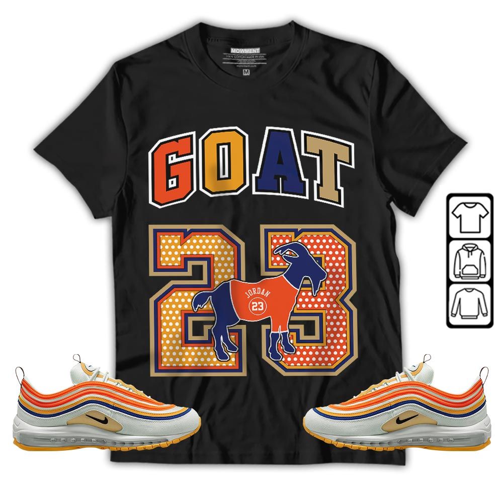 Goat 23 Jordan Sneaker Shirt Match Max 97 Frank Rudy, Air Max 97 SE Air Pressure MKO T-Shirt