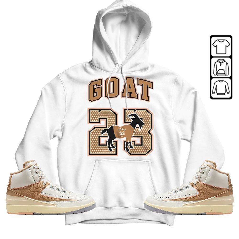 Goat 23 Jordan Sneaker Shirt Match Retro Craft 2s, Jordan 2 Craft MKO T-Shirt