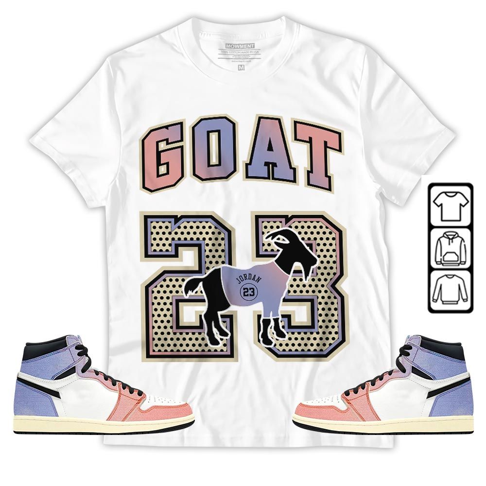 Goat 23 Jordan Sneaker Shirt Match Retro Skyline 1s, Jordan 1 High OG Skyline MKO T-Shirt Goat 23 Jordan Sneaker Shirt Match Retro Skyline 1s, Jordan 1 High OG Skyline MKO T-Shirt