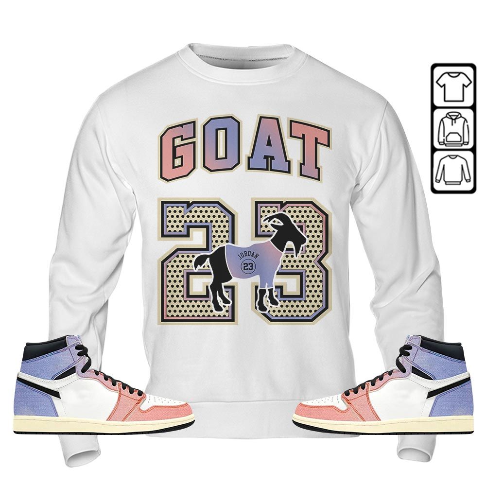 Goat 23 Jordan Sneaker Shirt Match Retro Skyline 1s, Jordan 1 High OG Skyline MKO T-Shirt Goat 23 Jordan Sneaker Shirt Match Retro Skyline 1s, Jordan 1 High OG Skyline MKO T-Shirt