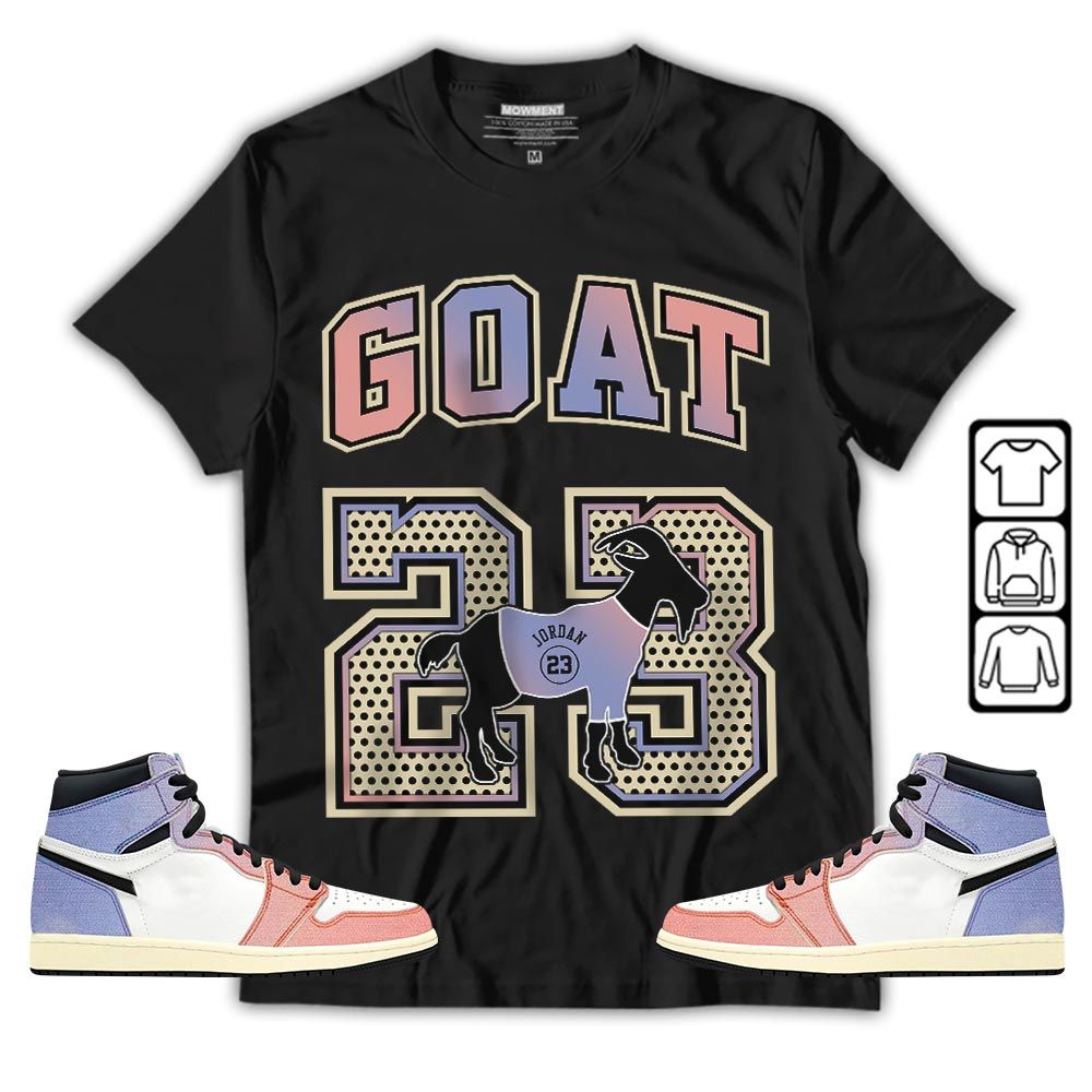 Goat 23 Jordan Sneaker Shirt Match Retro Skyline 1s, Jordan 1 High OG Skyline MKO T-Shirt Goat 23 Jordan Sneaker Shirt Match Retro Skyline 1s, Jordan 1 High OG Skyline MKO T-Shirt