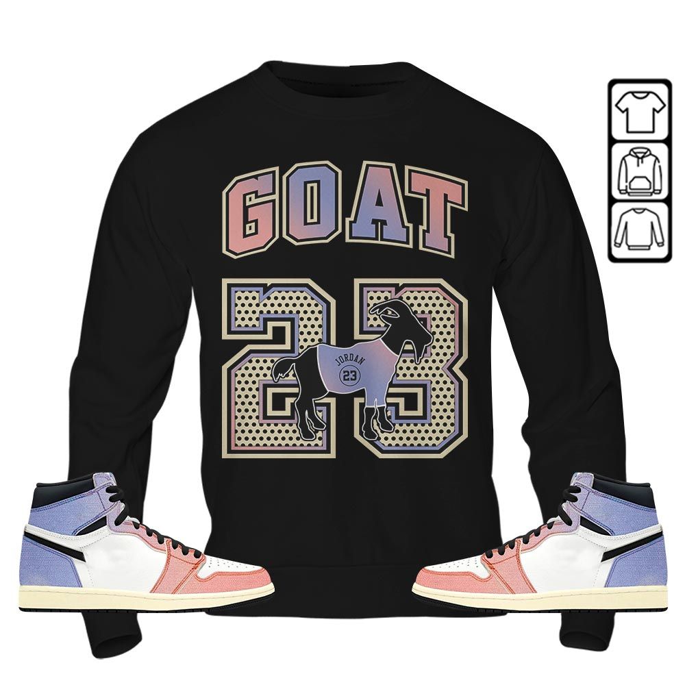 Goat 23 Jordan Sneaker Shirt Match Retro Skyline 1s, Jordan 1 High OG Skyline MKO T-Shirt Goat 23 Jordan Sneaker Shirt Match Retro Skyline 1s, Jordan 1 High OG Skyline MKO T-Shirt