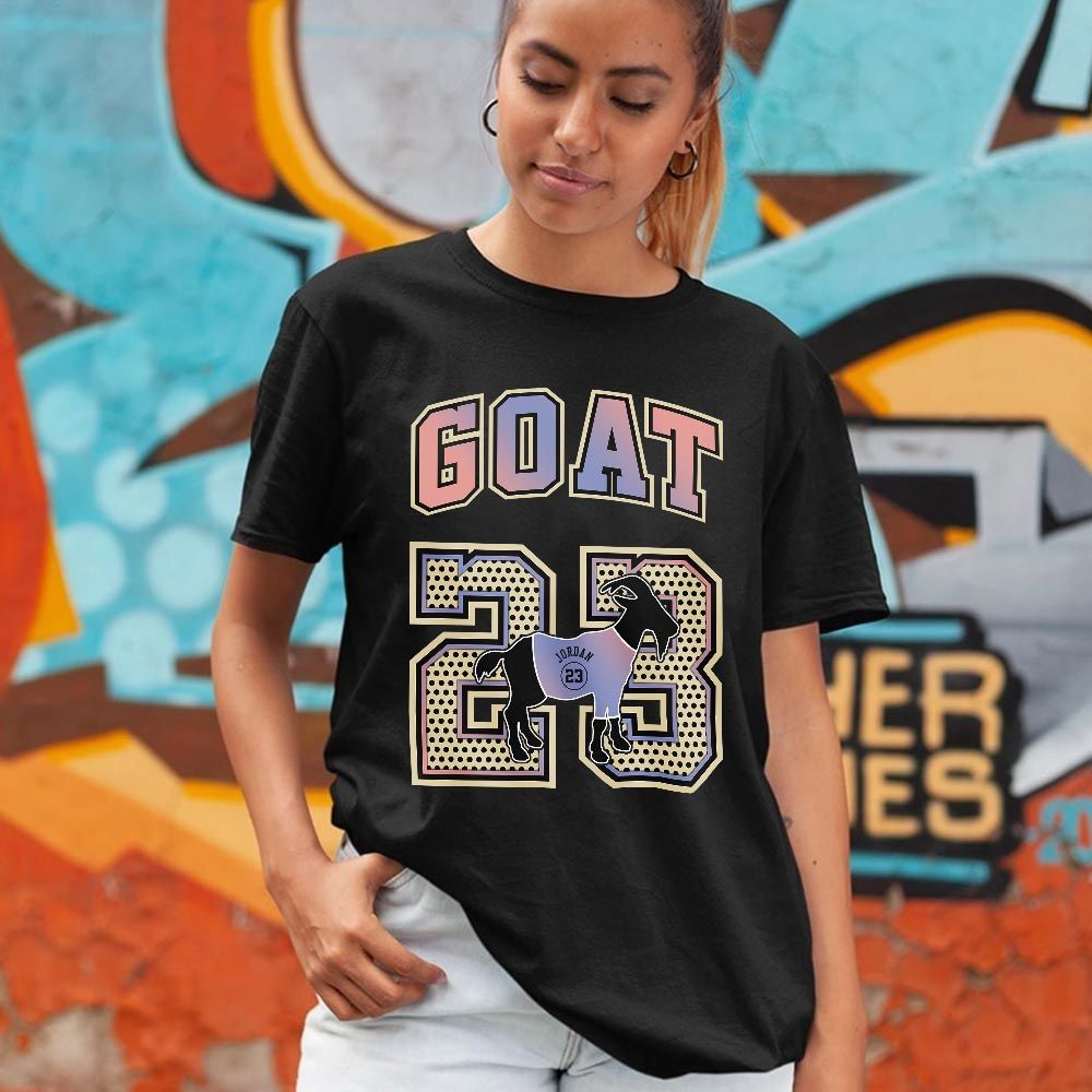 Goat 23 Jordan Sneaker Shirt Match Retro Skyline 1s, Jordan 1 High OG Skyline MKO T-Shirt Goat 23 Jordan Sneaker Shirt Match Retro Skyline 1s, Jordan 1 High OG Skyline MKO T-Shirt